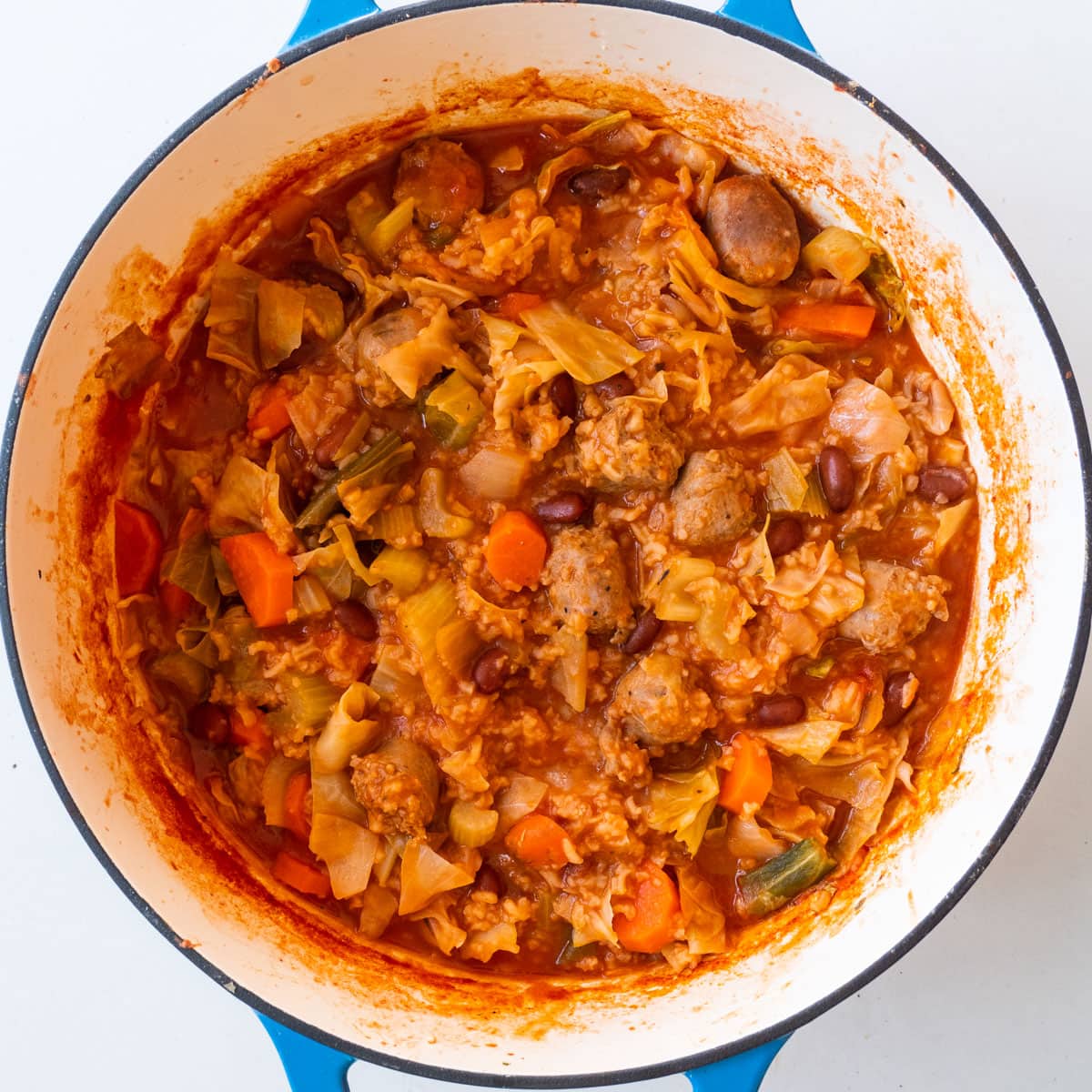 Flavorful Polish Sausage Cabbage Soup: Slow Cooker Masterpiece
